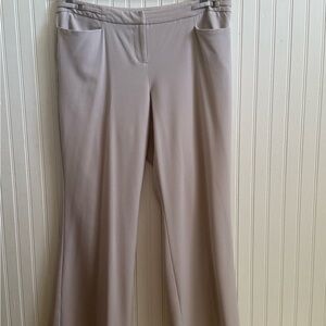 New York & Company Women's Cream Flare Pants